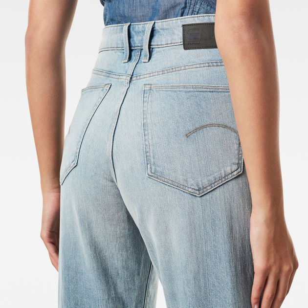 g star janeh ultra high mom ankle jeans