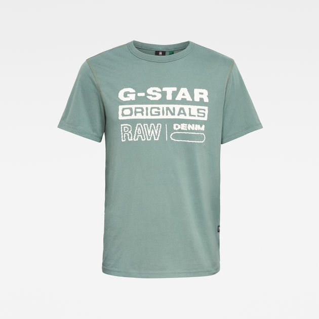 g star originals raw denim t shirt