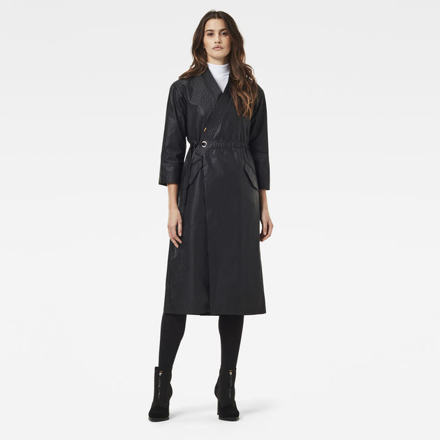 Wrap belted dress 3\4 slv