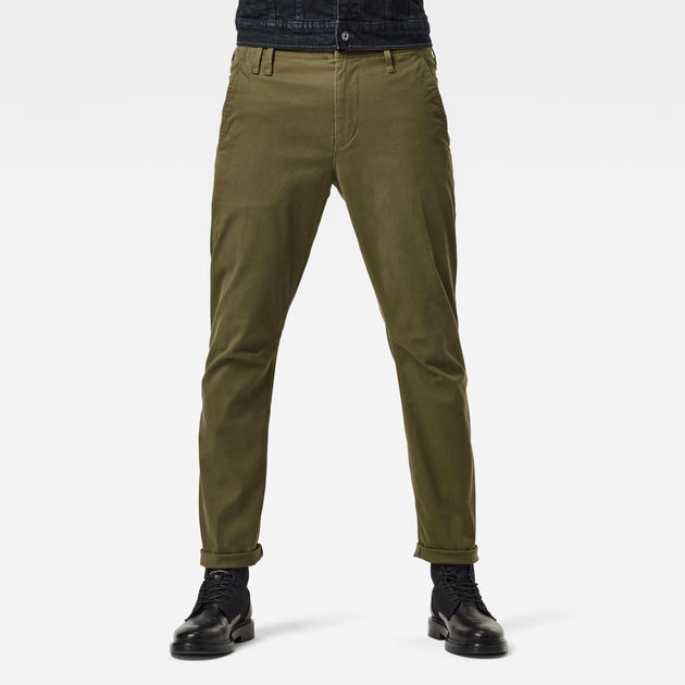 Vetar Slim Chino | Green | G-STAR® MO
