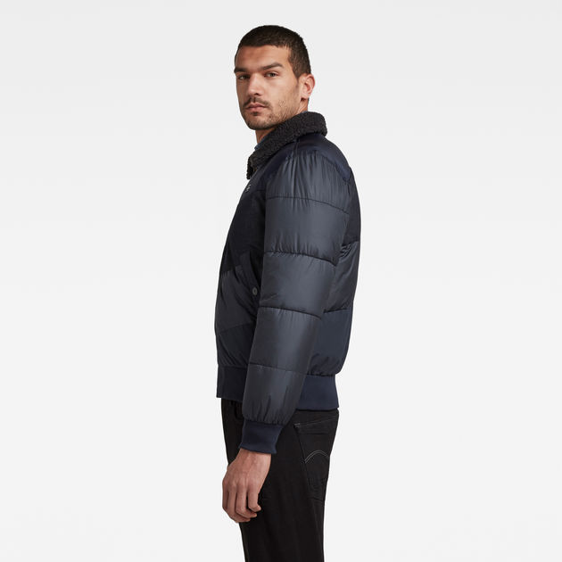 g star ore denim mix bomber
