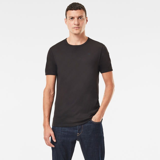 Desillusie Retentie Gewoon Basic T-Shirt 2-Pack | Zwart | G-Star RAW®
