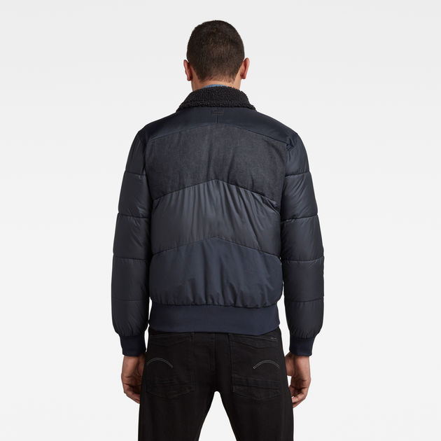 g star ore denim mix bomber