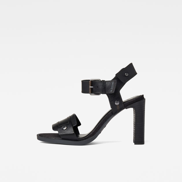 Corset Sandal Heel Black G STAR US
