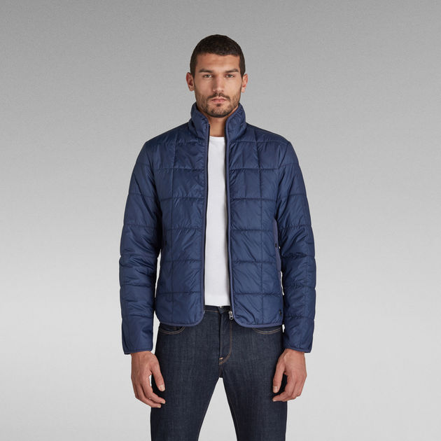 Lightweight Quilted Jacket | Dark blue | G-STAR® US