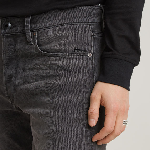 Save 38% G-Star RAW Denim 3301 Slim Fit Jeans,grey in Black for Men Mens Clothing Jeans Slim jeans 