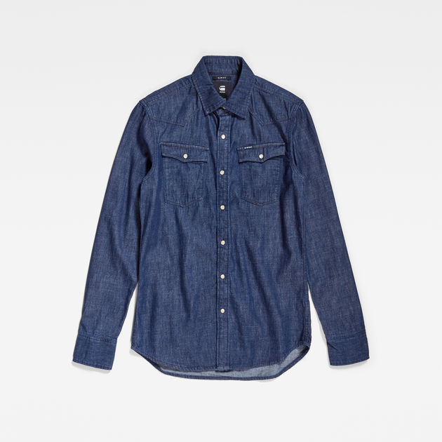 g star denim shirt