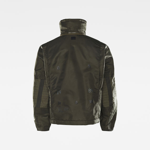 g star leather bomber jacket