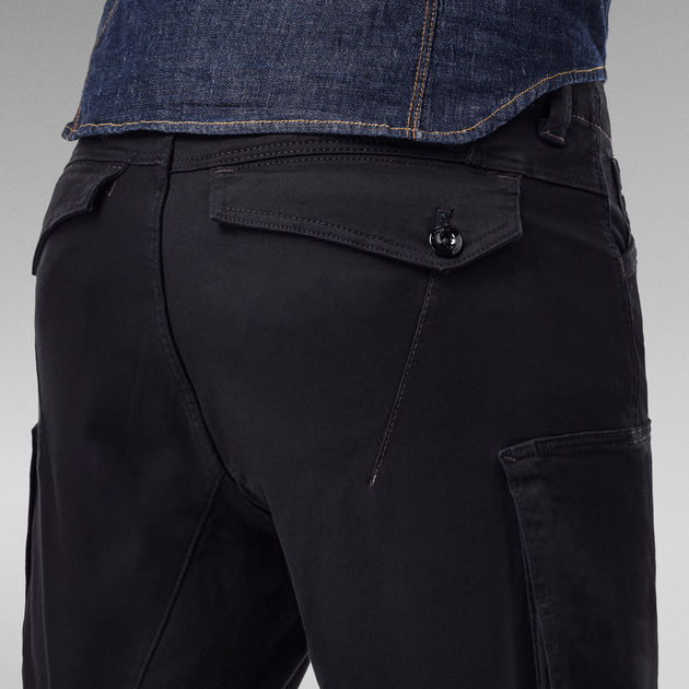 Zip Pocket 3D Skinny Cargo Pants | ブラック | G-Star RAW®