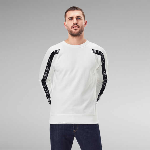 Raglan Taping Sweater | White | G-Star RAW®
