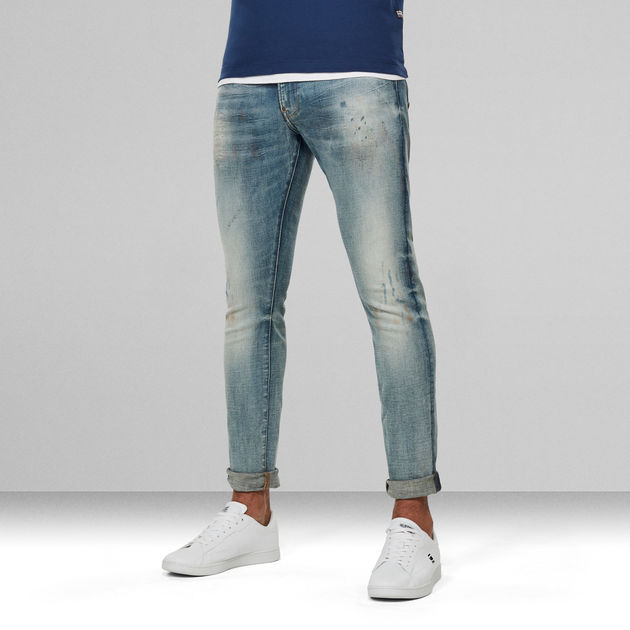 dubbellaag wapen Kwade trouw Revend Skinny Jeans | Medium blue | G-Star RAW®