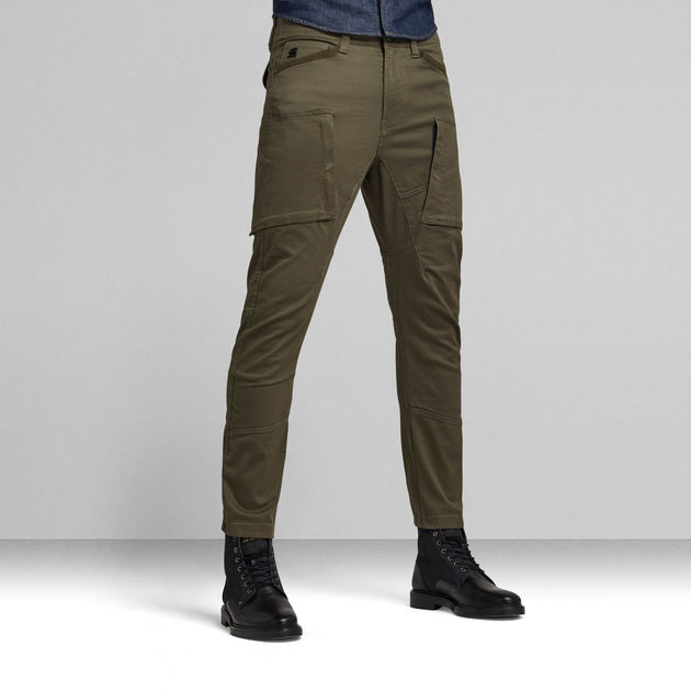 Zip Pocket 3D Skinny Cargo Pants | グリーン | G-Star RAW®