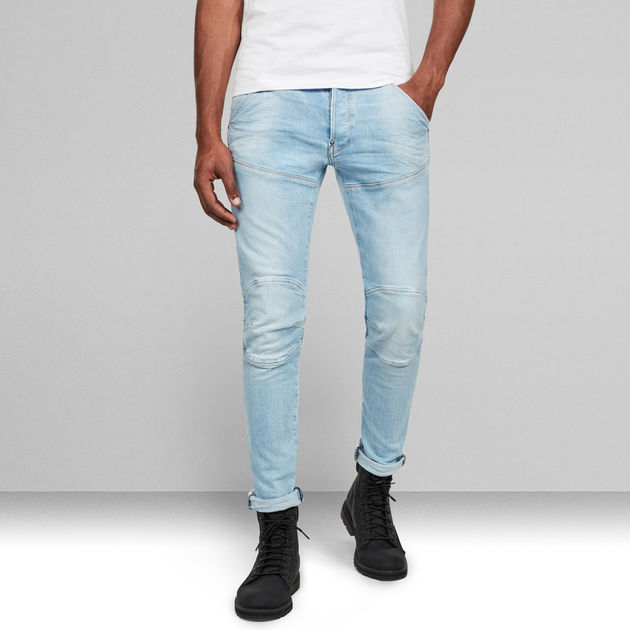 G-star Raw 5620 Elwood 3D Skinny Fit Stretch Coated Denim Jeans