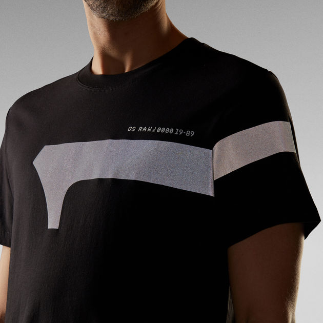 1 Reflective Graphic T-Shirt | Black 