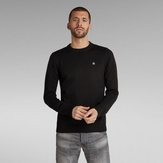 Classic Sport Knitted Sweater | Black | G-Star RAW®