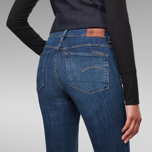 Schatting Zijdelings Pelmel 3301 High Waist Skinny Jeans | Medium blue | G-Star RAW®