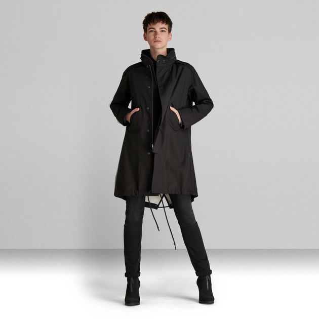 Fishtail Parka Black G-STAR® FR