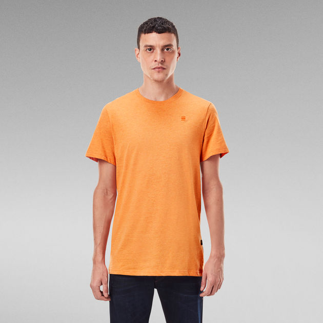 g star orange shirt