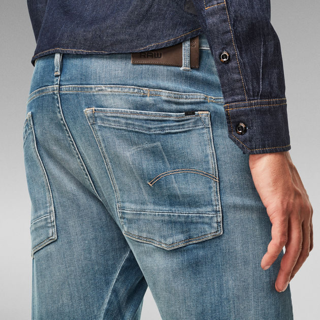 Scutar 3D Tapered Jeans | ミディアムブルー | G-Star RAW®