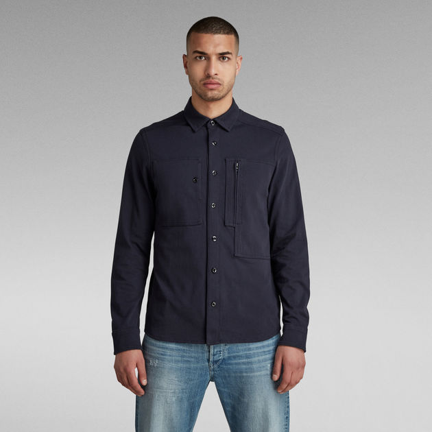 Powel-R Shirt Dark blue G-STAR® AE