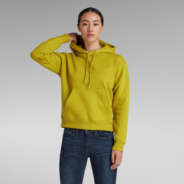 Premium Core Hoodie Yellow G STAR CA