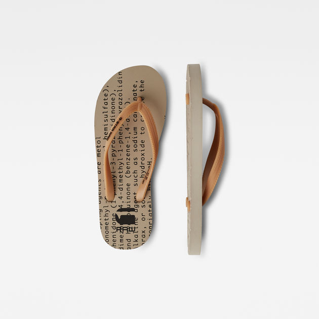 g star raw flip flops