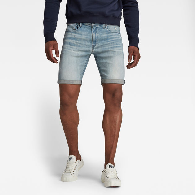 patroon Leonardoda Oprechtheid 3301 Denim Slim Shorts | Light blue | G-Star RAW®