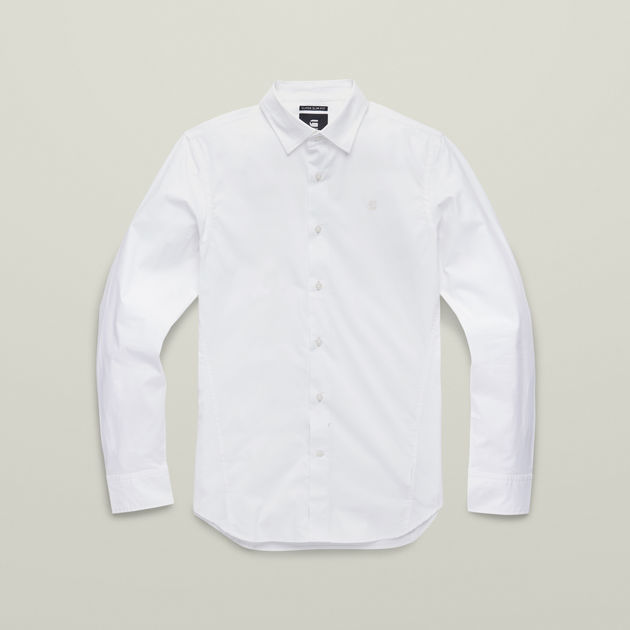 binnen middag Kom langs om het te weten Dressed Super Slim Shirt | White | G-Star RAW®
