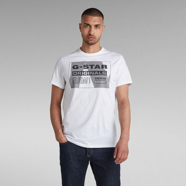 Layer Originals GR | T-Shirt Logo RAW® | G-Star White US