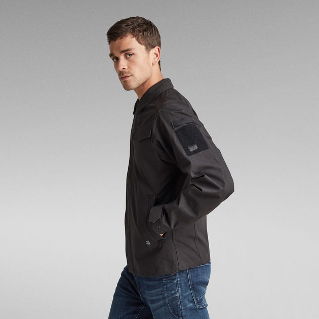 Utility Slim Overshirt | Grey | G-Star RAW®