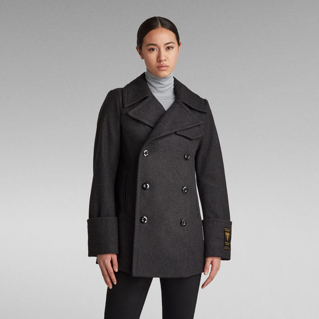 Wool Mid Peacoat Multi color G STAR AU