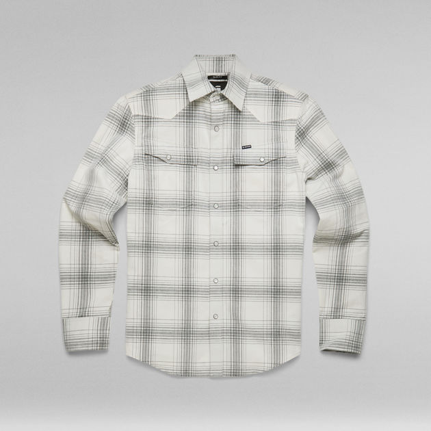 g star checkered shirt