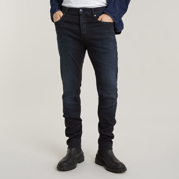 Teal G-Star Raw Denim 3301 Slim Coupe Jeans Homme 