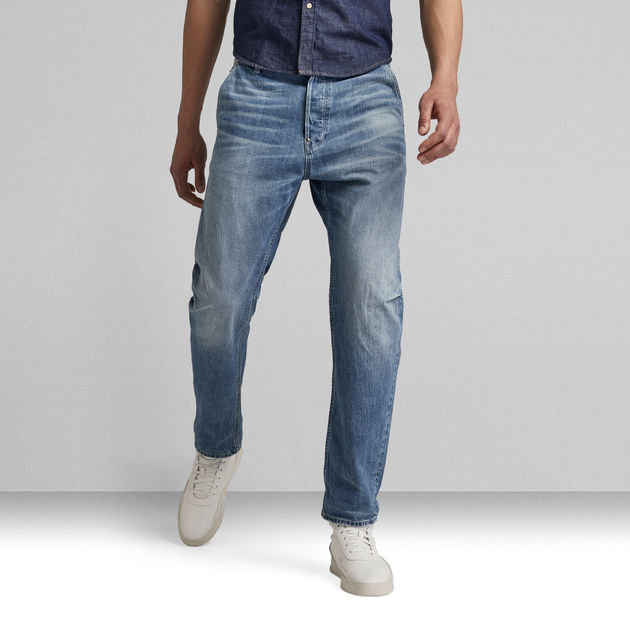 Grip 3D Relaxed Tapered Jeans | Medium blue | G-Star RAW® ZA