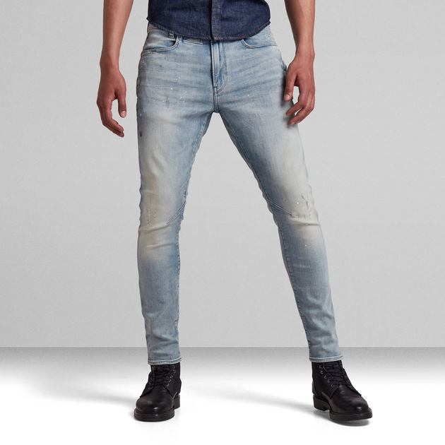 G-STAR RAW ライトブルー 3Dスキニーデニム D-STAQ 30/32 D-Staq Slim Jeans | ライトブルー | G-STAR® JP