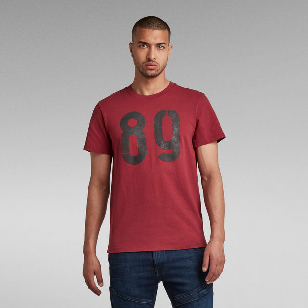 Layered 89 Graphic T-Shirt | Red | G-Star RAW® US