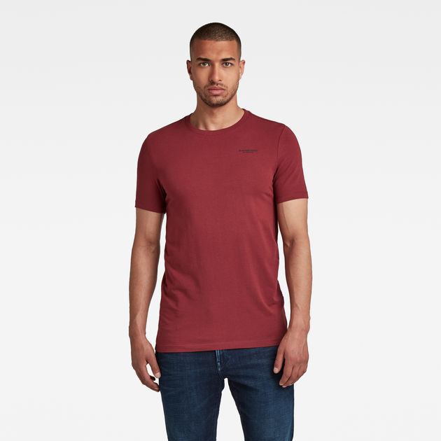 red g star shirt