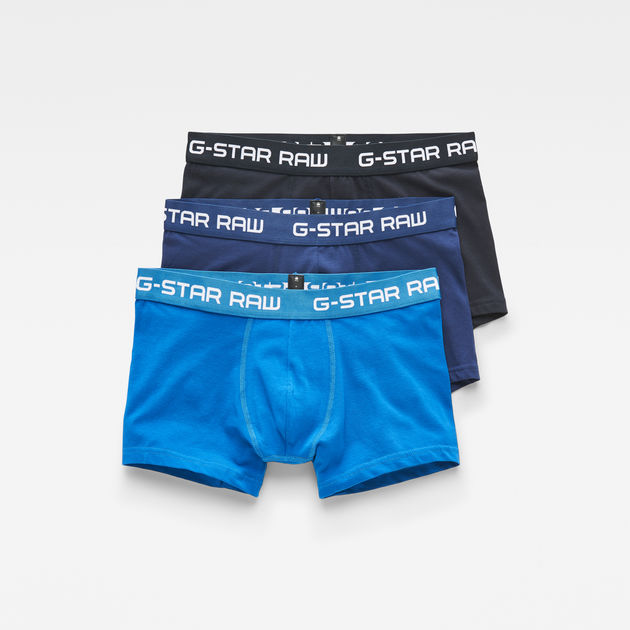 Mens Clothing Underwear Boxers G-Star RAW Cotton Raw 3 Packtrunks in Black for Men 