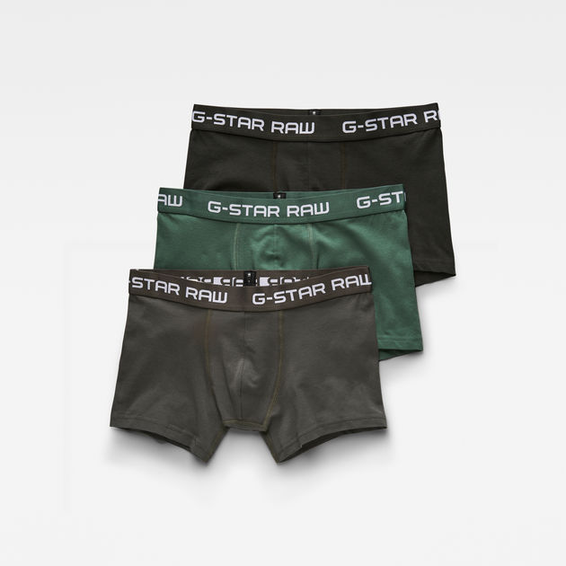 Classic Trunks 3-Pack Green | G-Star RAW®