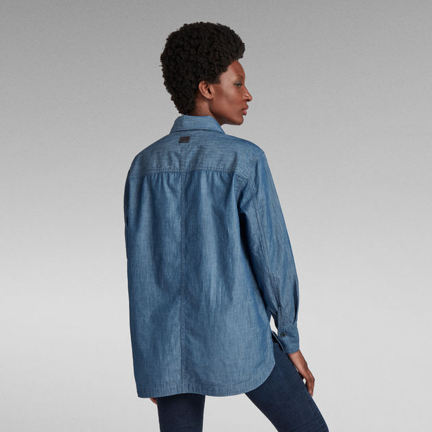 Boyfriend Shirt | Dark blue | G-Star RAW®