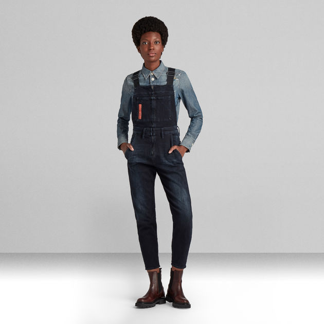 Slim Denim Dungaree | Dark blue | G-Star RAW® TW