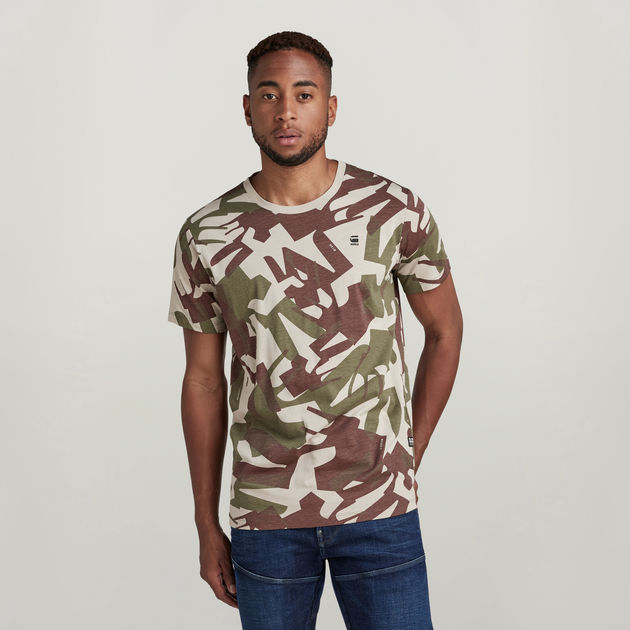 G star t shirt camouflage shop