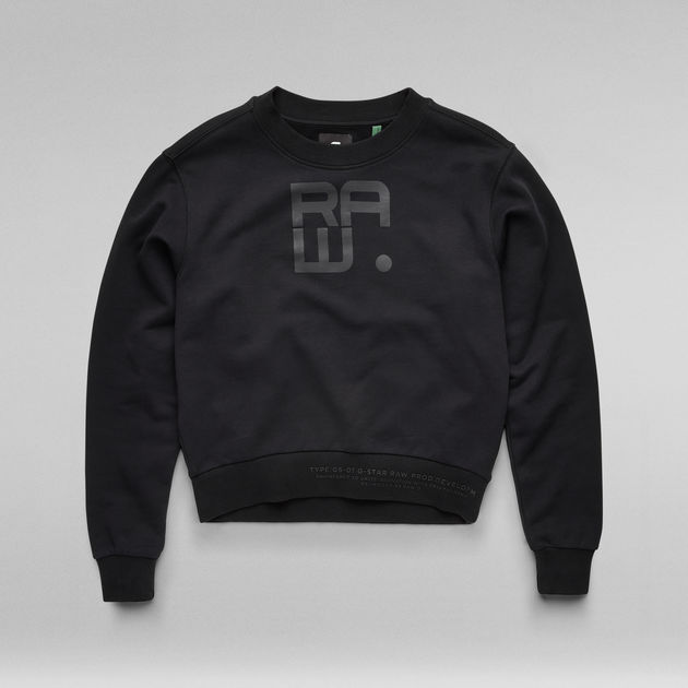 Graphic Crew Sweater