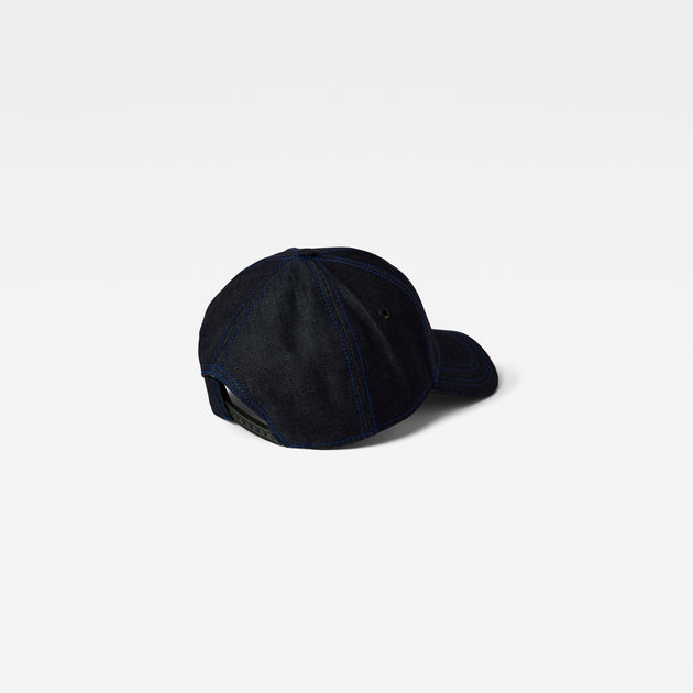 B2 Baseball CAP HAT Medium Blue Vintage Denim Jean Crystal Boss Distressed NEW 