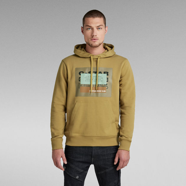 Originals Hooded Sweater Brown G STAR ZA