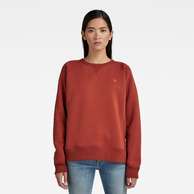 Chic Red Sweater with High Neckline