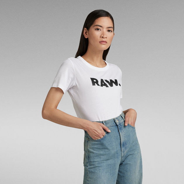RAW. Slim T-Shirt | White | RAW®