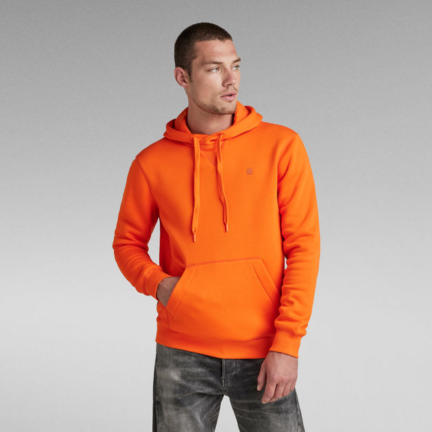 Orange g star hoodie hotsell