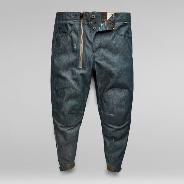 Advertentie Plagen succes GSRR 3D Pilotte Cuffed Jeans | Dark blue | G-Star RAW®