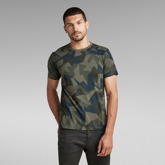 g star camo t shirt